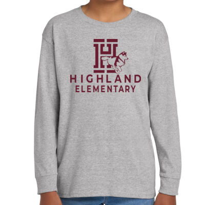 FC - Youth Heavy Cotton 100% Cotton Long Sleeve T Shirt Thumbnail