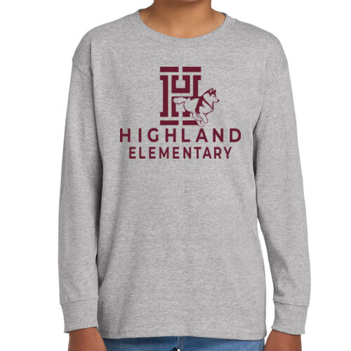 FC - Youth Heavy Cotton 100% Cotton Long Sleeve T Shirt Thumbnail