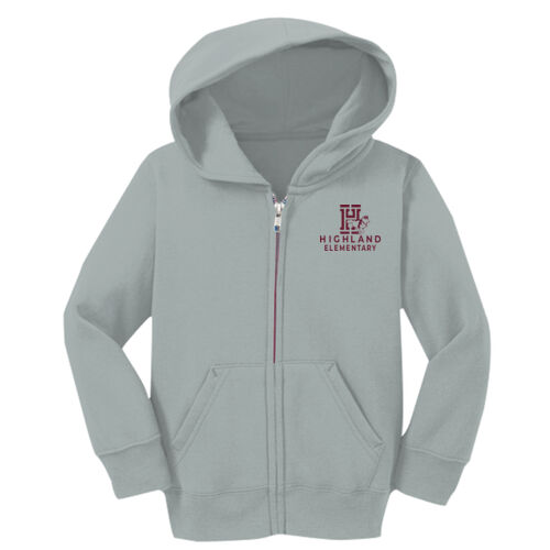 LC - Toddler Core Fleece Full Zip Hooded Sweatshirt Thumbnail