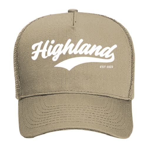 HC - Youth 5 Panel Mid Profile Mesh Back Trucker Hat Thumbnail