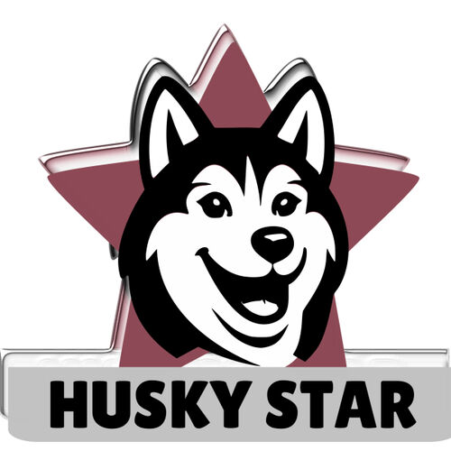 Husky Star Croc Charm Thumbnail